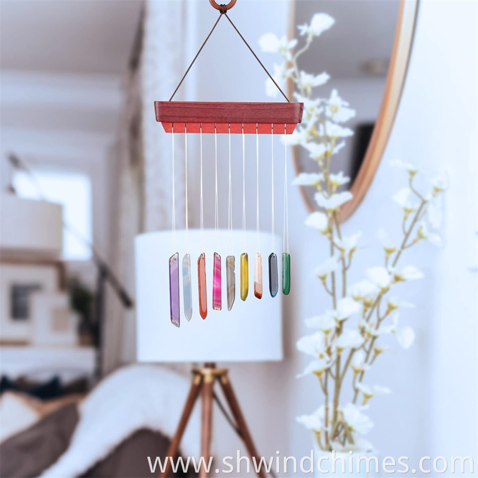 chakra seven stones wind chime